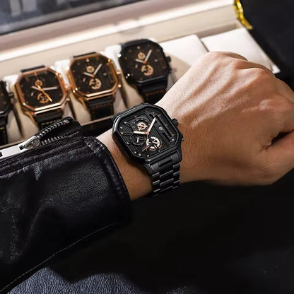 Luxury waterproof watch with box